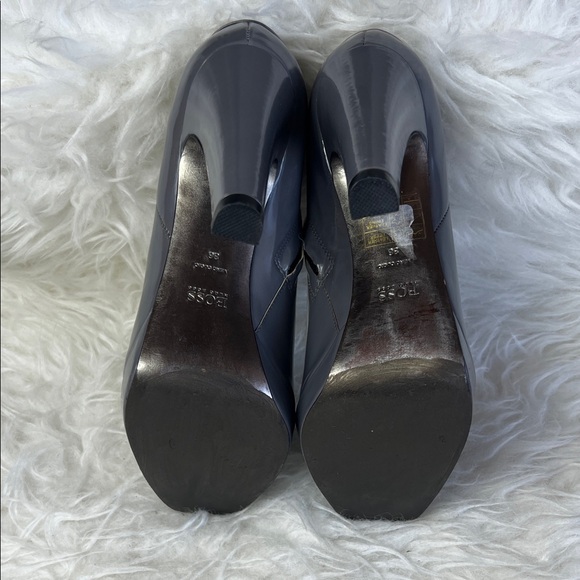 Hugo Boss Women’s Stylish Gray Leather Ankle Boots Size 36 EU - Picture 8 of 17